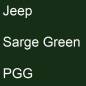 Preview: Jeep, Sarge Green, PGG.